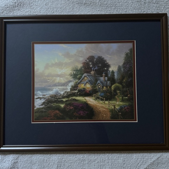 Thomas Kinkade A New Day Dawning Print Matted Lithograph SZ 11 x 14 inch - Picture 3 of 5